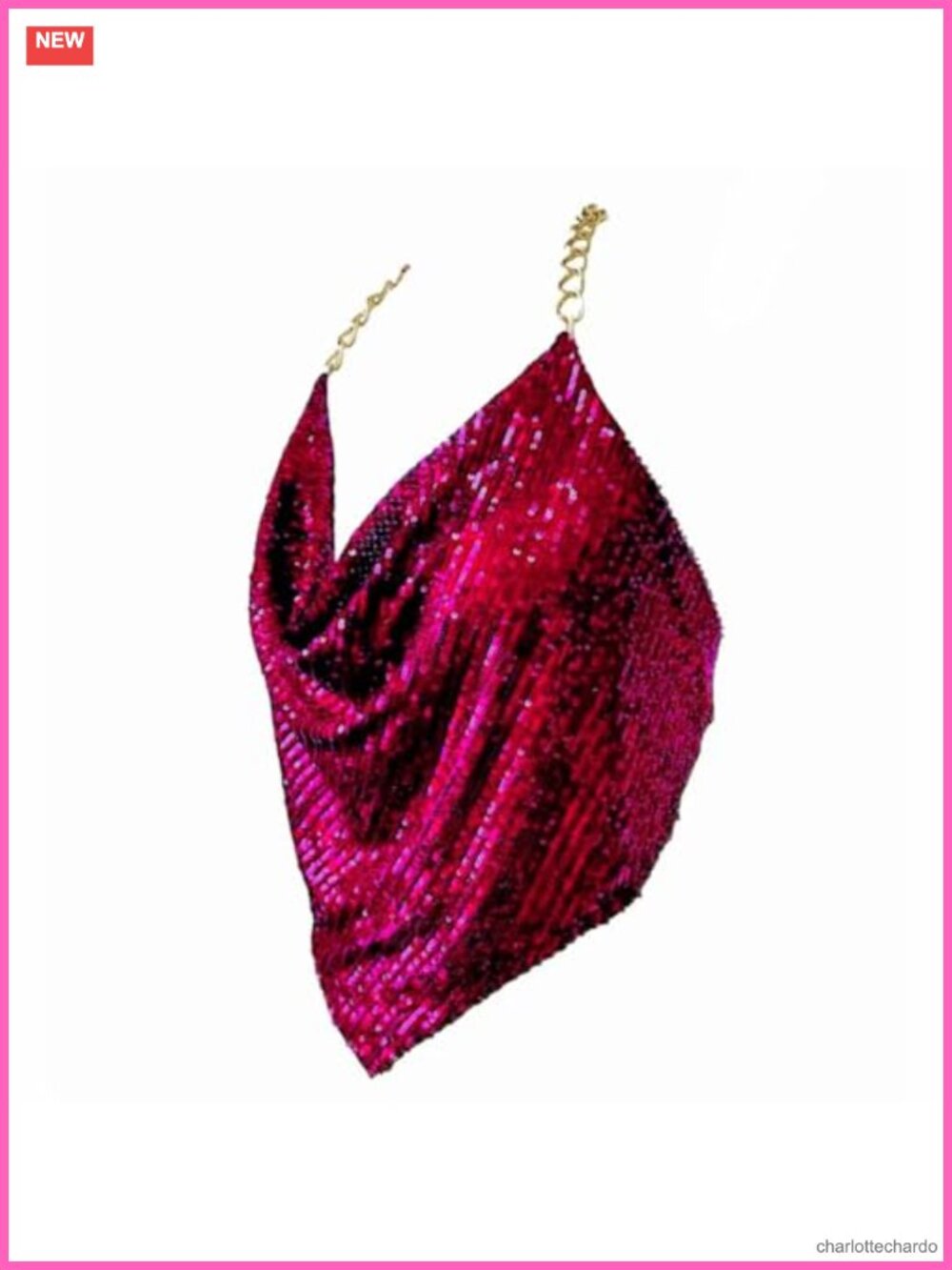 Sparkly Sequin Crop Tank Top Deep V Neck Sleeveless Party Top Women's